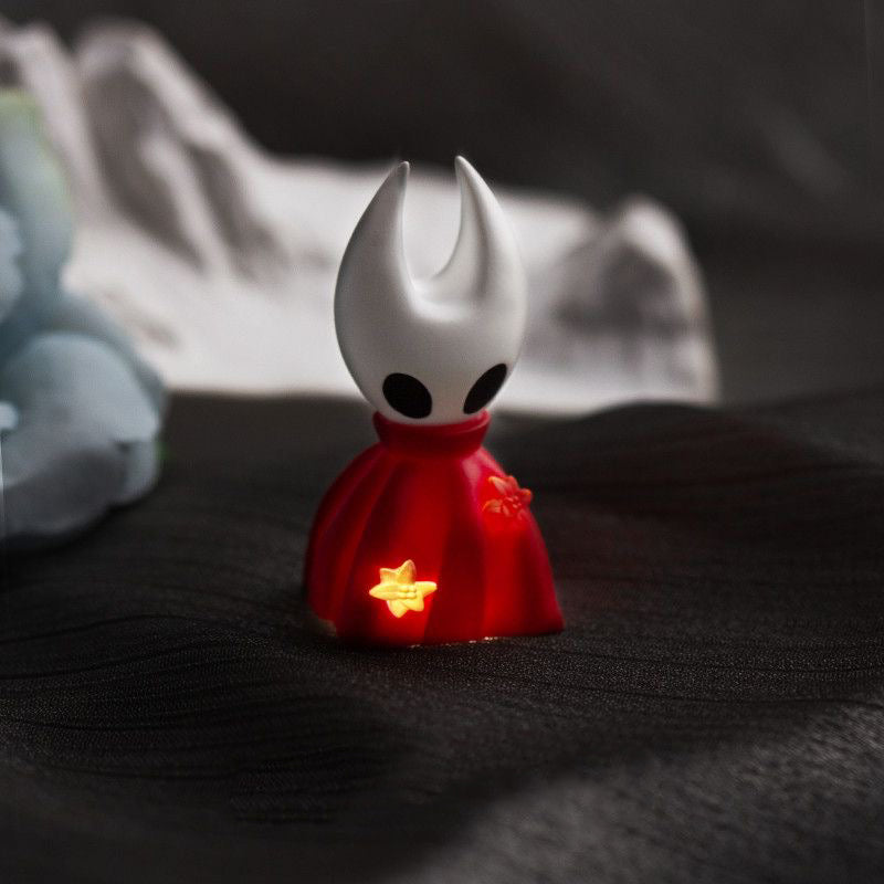 YMDK Blue Knight Wasp Girl Personalized Keycaps Cool Creative Resin Shine Through Custom Keycap for MX Mechanical Keyboards