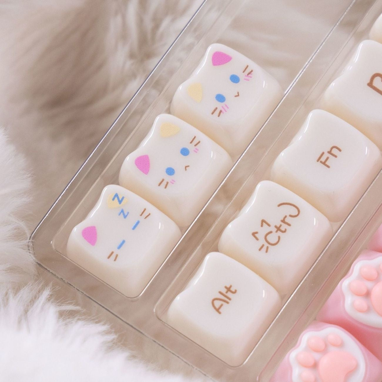 YMDK 148 Keys Ragdoll Cat Top Print MAO Profile PC Material Custom Keycaps for 65/75/87/98/100/104 MX Mechanical keyboard