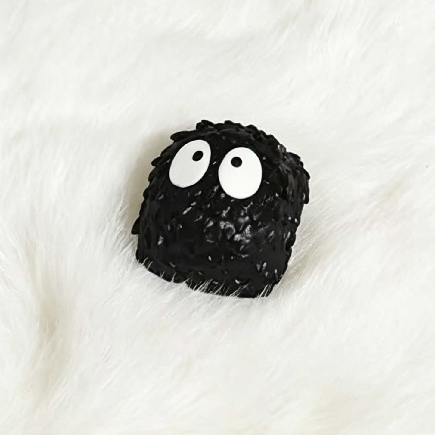 YMDK Black Coal Ball Novelty Keycap Personalized Handmade Resin Creativity Custom Keycaps for MX Mechanical Keyboards