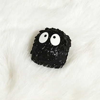 YMDK Black Coal Ball Novelty Keycap Personalized Handmade Resin Creativity Custom Keycaps for MX Mechanical Keyboards