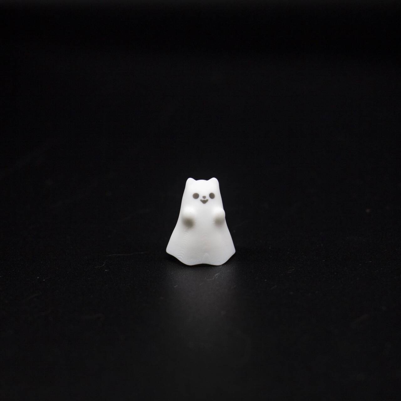 YMDK Little Ghost Personalized Keycaps Novel Interesting Cute Translucent ESC Key Resin Keycap Suitable for MX Mechanical Keyboard