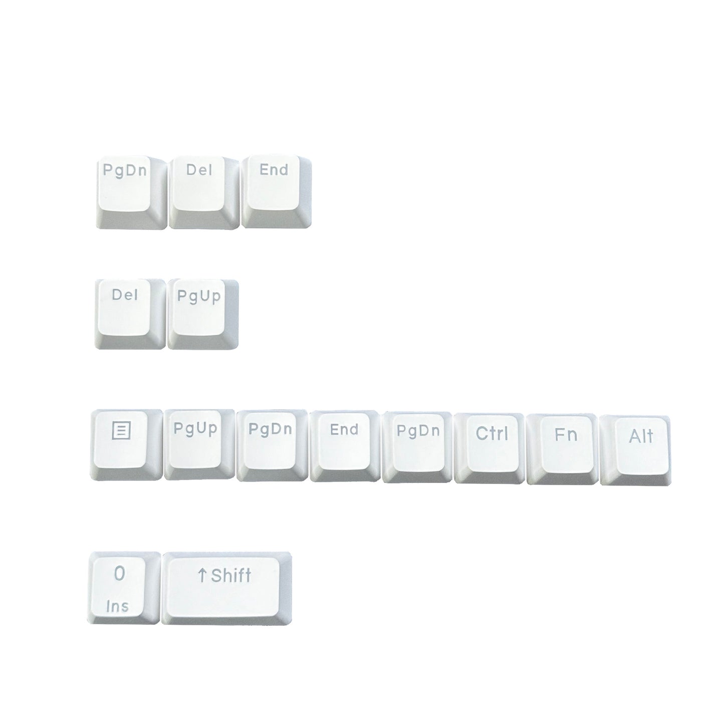 YMDK 105 German ISO Double Shot PBT Shine Through OEM Profile Keycap set Suitable For Cherry MX Switches Mechanical Keyboard
