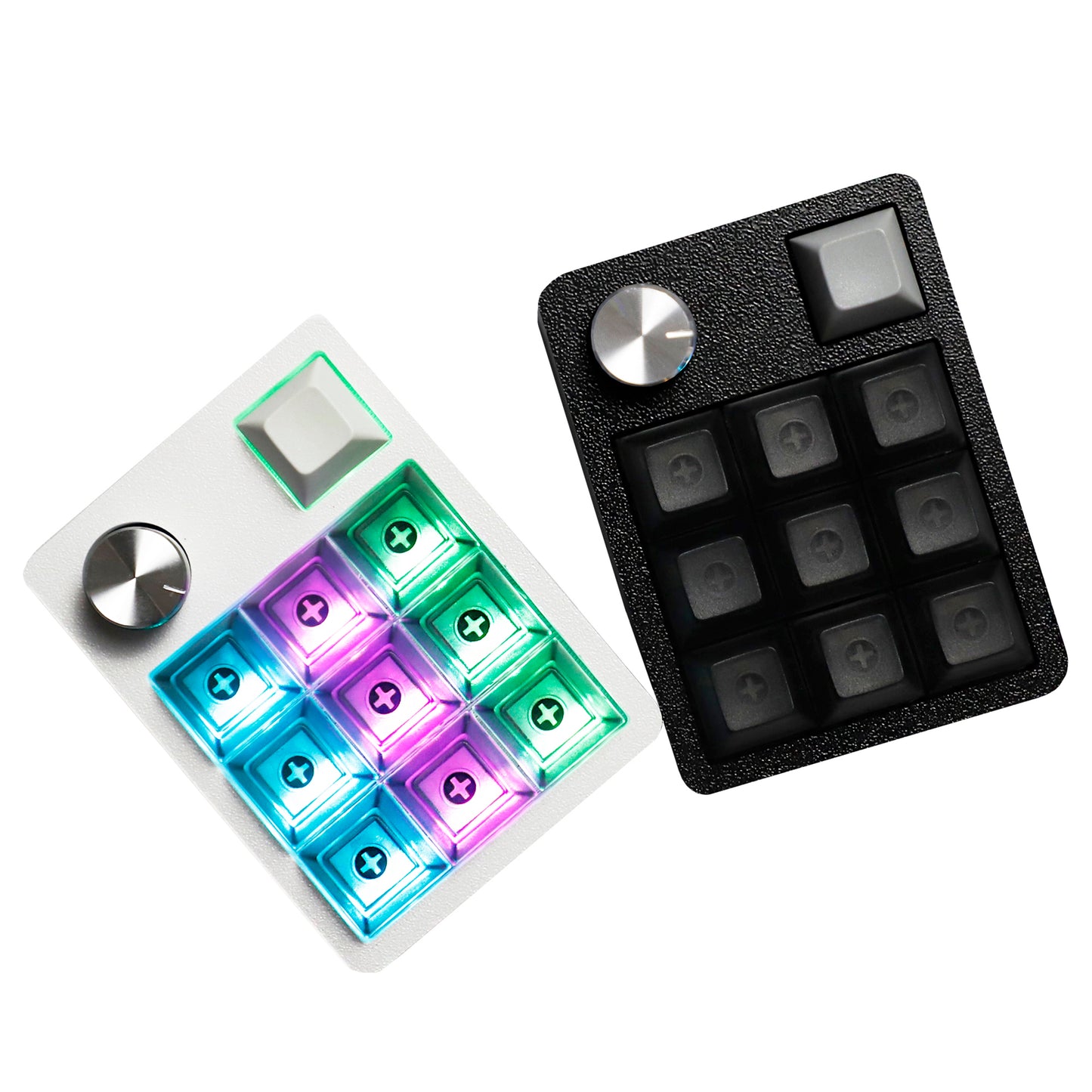 CV11 11-Key Mini Mechanical Keyboard – Wired, Hot-Swap, RGB Knob & PLA 3D Printed Case, Supports VIAL Macro for Gaming & Office