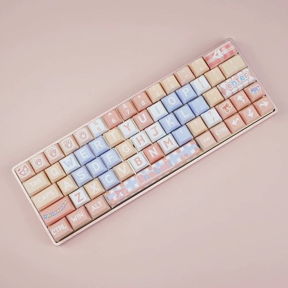 YMDK Chuansha Daji Theme Keycaps Full Set 127 Keys XDA Profile PBT Dye Sub Key Cap for MX Mechanical Keyboard