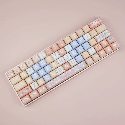 YMDK Chuansha Daji Theme Keycaps Full Set 127 Keys XDA Profile PBT Dye Sub Key Cap for MX Mechanical Keyboard