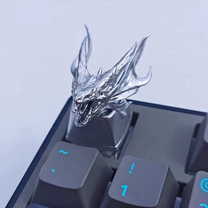 YMDK Monster Dragon Personalized Keycaps Novel Three-dimensional Custom Resin for Mechanical Keyboards