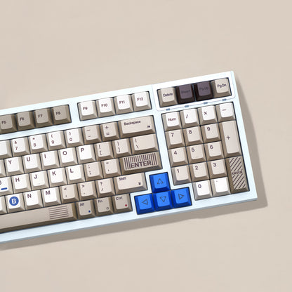 YMDK 138 Keys 1989 Dye Sub PBT Cherry Profile Top Print Keycap for 61 68 75 84 87 96 104 108 MX Mechanical Keyboard Layout