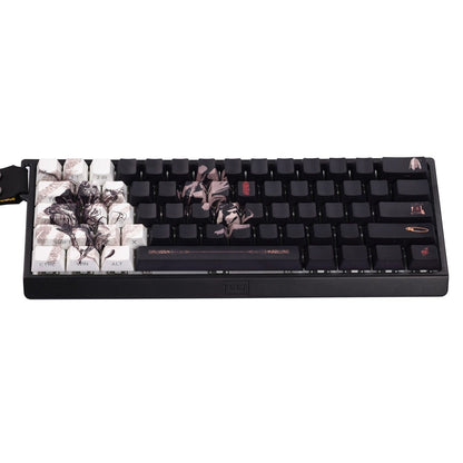 YMDK Wukong Monkey Theme Keycap 130 Key Side Print Light Transmitting PBT Dye Sublimation for Mechanical Keyboard