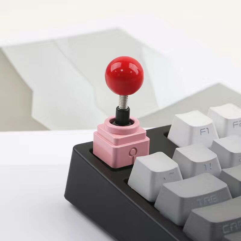 YMDK Good Luck Rocker Personalized Keycap Metal Classic Retro Game key cap for Mechanical Keyboard