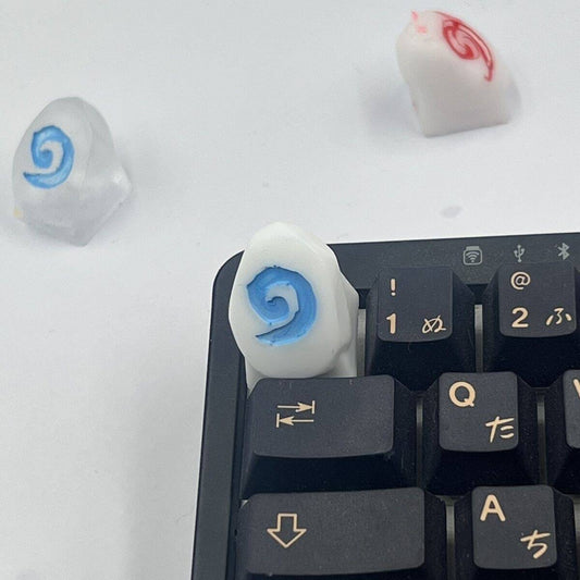 YMDK Hearthstone Legend Personalized Keycaps Novel Three-dimensional Resin R4 for Mechanical Keyboard