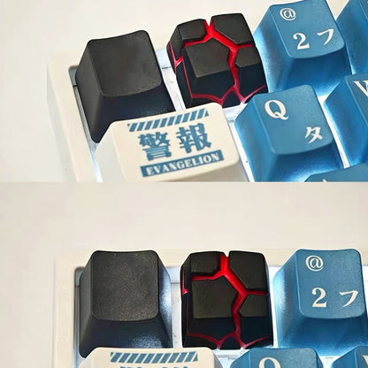 YMDK Rock Crevice Artisan Resin Keycaps R4 Unique Creative Shine Through for MX Mechanical keyboard