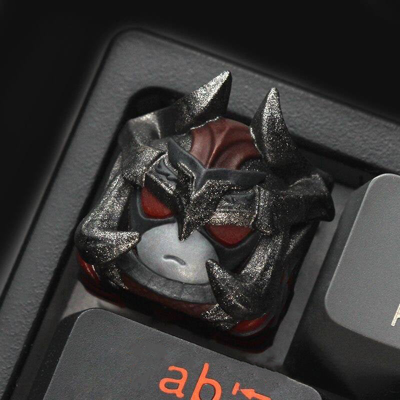 YMDK Sword Demon Personality Keycap Resin Novel Trend Decoration Light Transmission for Mechanical Keyboard