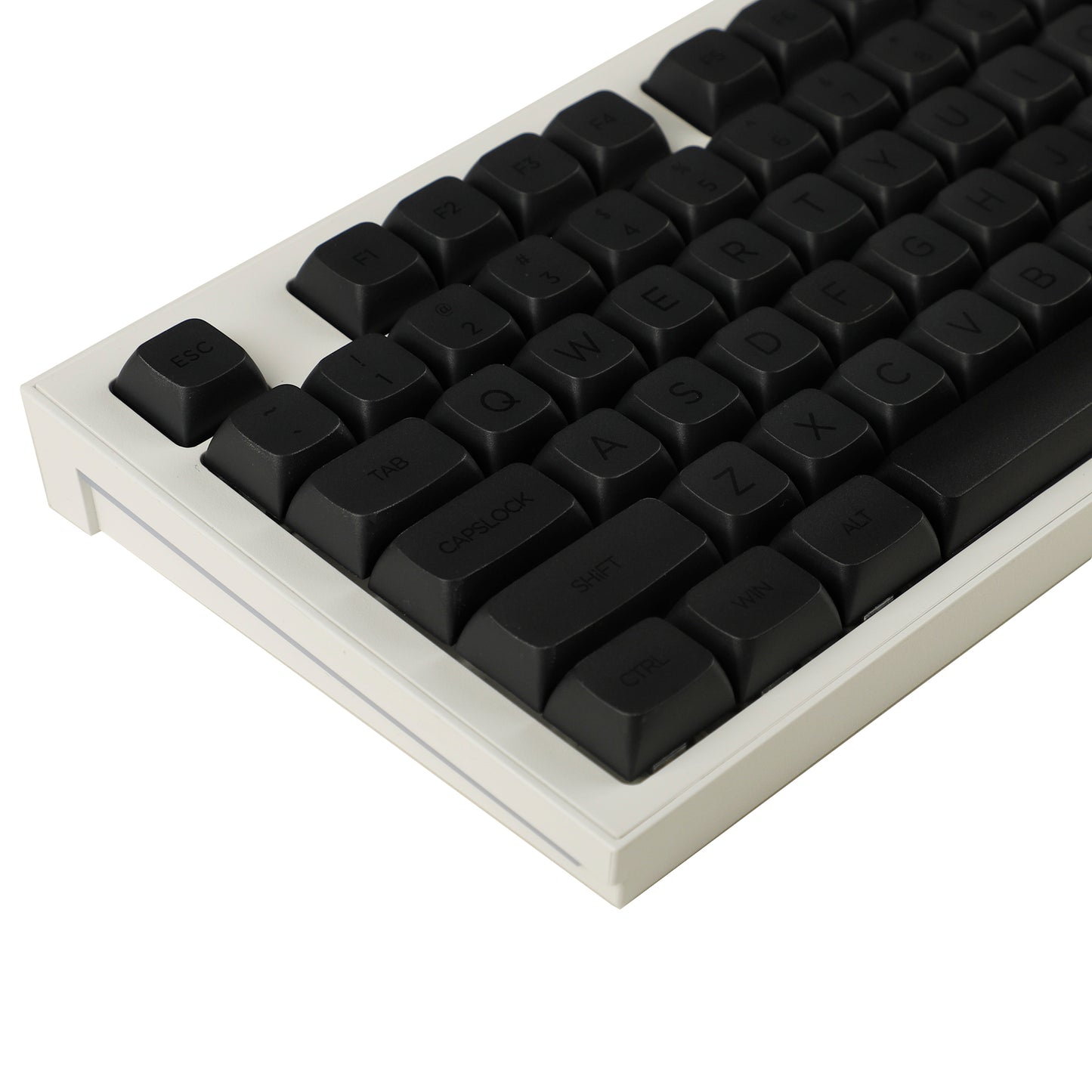 YMDK Gentleman Yellow Gray 125 Keycaps（ZDA Profile XDA v2 Dye Sub PBT For 104 TKL 60% 96 84 68 64）