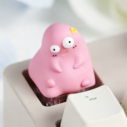 YMDK 1pcs Esc Key Ugly Cute Novelty Keycap Personalized Handmade Resin Creativity Custom Keycaps for MX Mechanical Keyboards