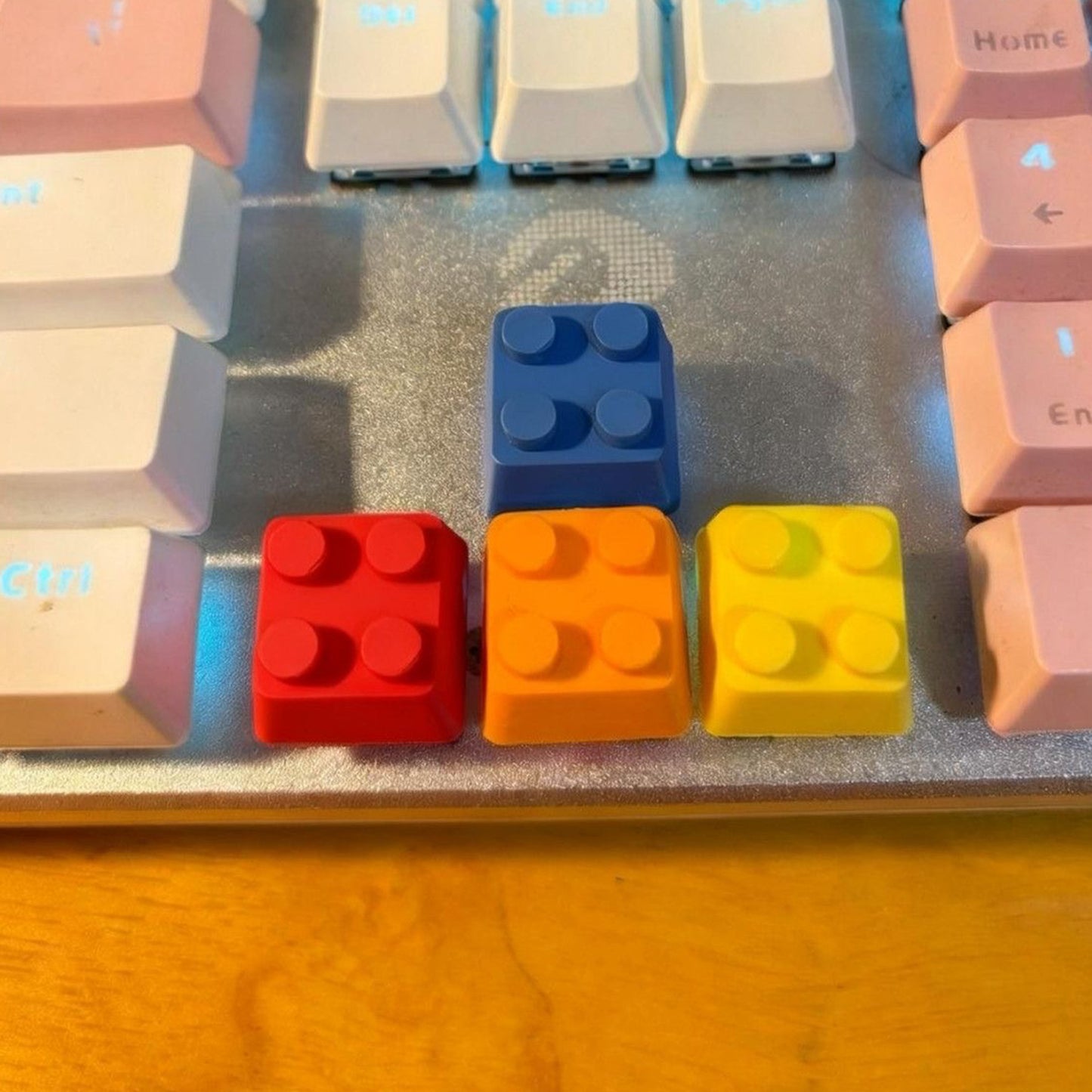 YMDK 4pcs Building Block Brick Arrow Keys 3D Printed Creative Color  Personalized Keycaps for MX Mechanical Keyboard