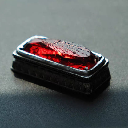 YMDK Magic Stone Shine Through Custom Keycaps 2u Resin for MX Mechanical Keyboards