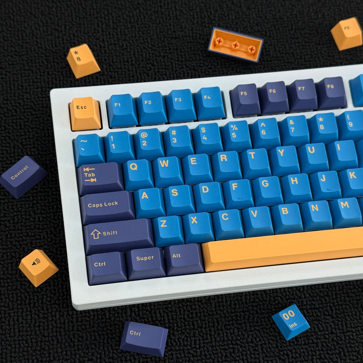 170 Nautilus Keycaps(Cherry Profile Double Shot PBT/104 96 87 84 68 64 61 GMMK Using)