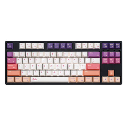 YMDK Smoke Cloud 143 Keycaps(Dye Sub Cherry Profile PBT 1.5mm/ANSI MAC 104 TKL GK61 96 75 GMMK NCR80 Using)