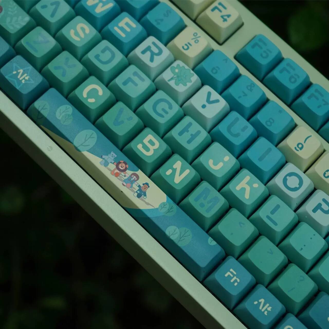 YMDK The Wizard of Oz Theme Keycaps Full Set 127 Keys XDA Profile PBT Dye Sub Keycap for MX Mechanical Keyboard