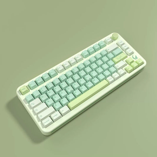 YMDK Ginkgo Theme Keycaps 143 Keys PBT Dye Sublimation Cherry Profile for Mechanical Keyboard