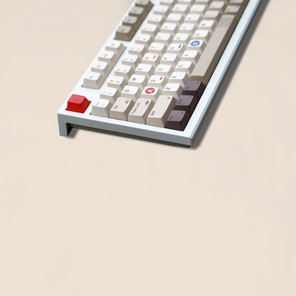 YMDK 138 Keys 1989 Dye Sub PBT Cherry Profile Top Print Keycap for 61 68 75 84 87 96 104 108 MX Mechanical Keyboard Layout