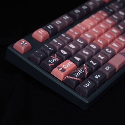 YMDK Villain JK Theme Keycaps Full Set 127 Keys XDA Profile PBT Dye Sub Keycap for MX Mechanical Keyboard