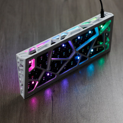 YMDK 60% Hollow60 Aluminum Case(Poker2 Pok3r Faceu60 YD60MQ GK61 GK64 DK64 YMD62 Supported)
