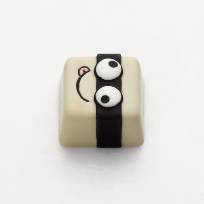 YMDK Funny Expression Personality Keycaps Cute Interesting keycap Homemade Resin Key Caps for MX Mechanical Keyboard