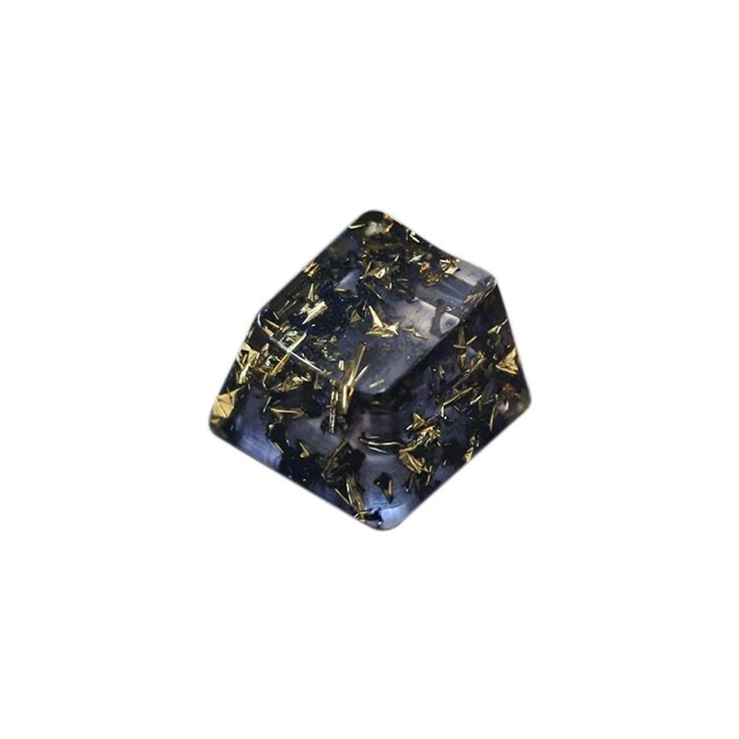 YMDK Black Gold Personalized Keycaps Light Transmitting Handmade Keycaps Resin SA Profile OEM Profile for Mechanical Keyboards