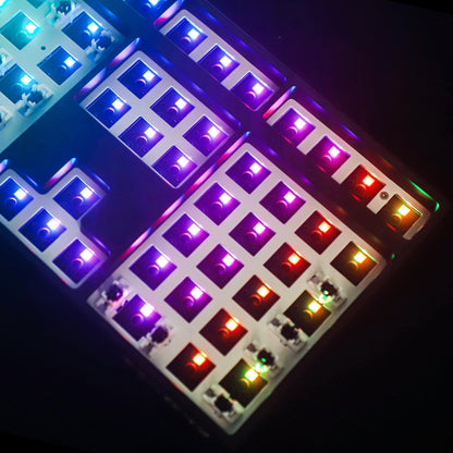 GK108 Plastic Case Kit(RGB Hotswap PCB/Bluetooth Or Wired Programmable)