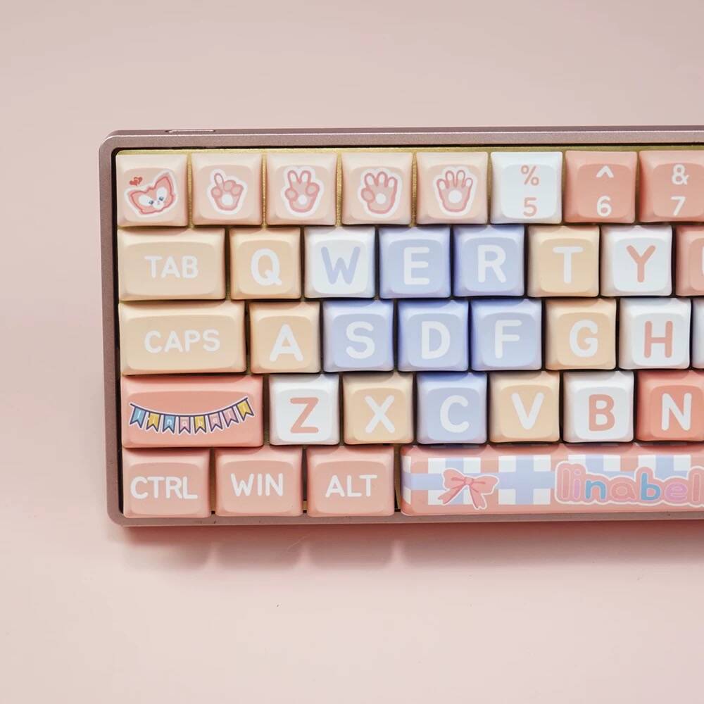 YMDK Chuansha Daji Theme Keycaps Full Set 127 Keys XDA Profile PBT Dye Sub Key Cap for MX Mechanical Keyboard