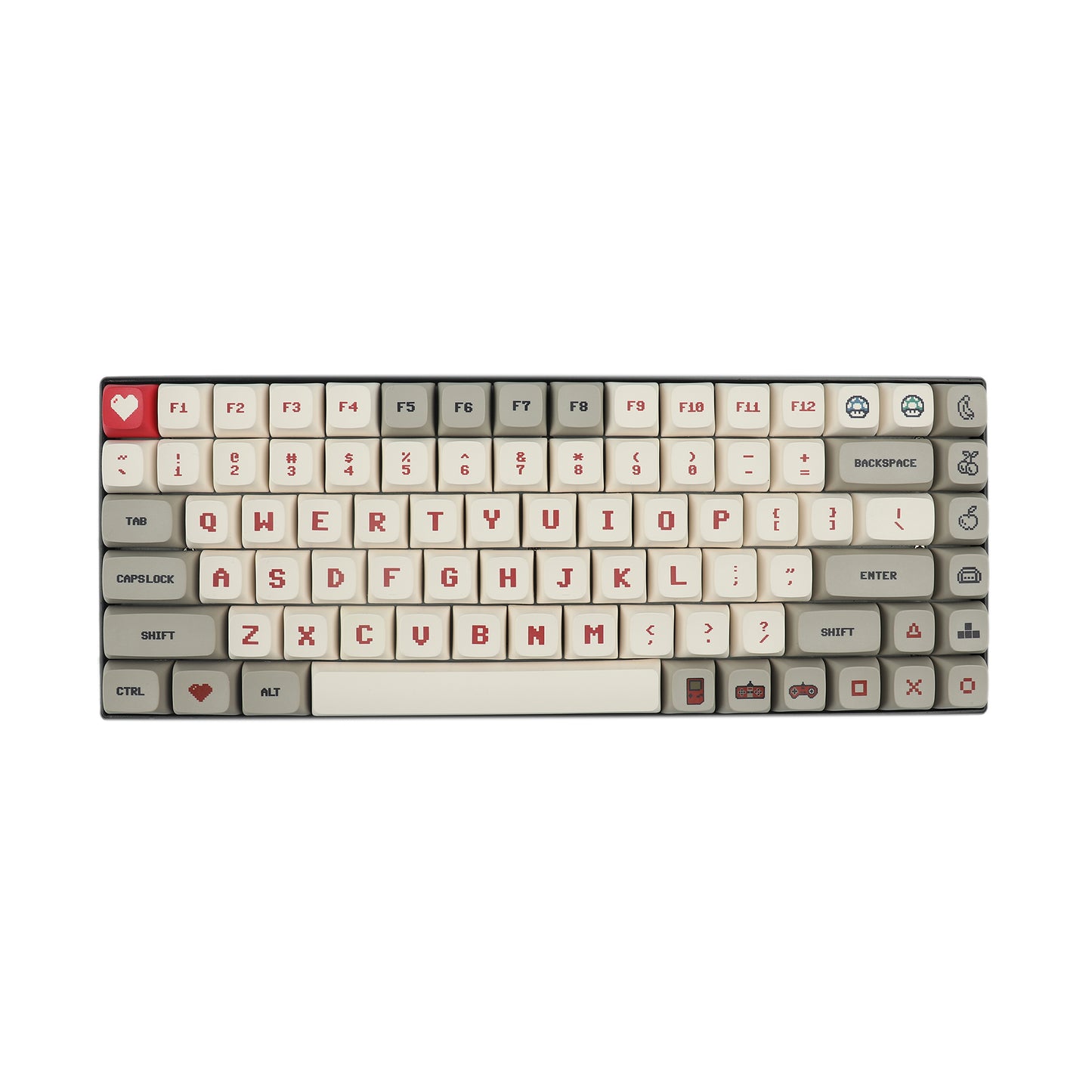 YMDK 146 Gameboy Keycaps(Dye Sub ZDA Profile PBT 1.55mm/104 87 61 Melody 96 KBD75 ID80 GK64 Tada68 Using)