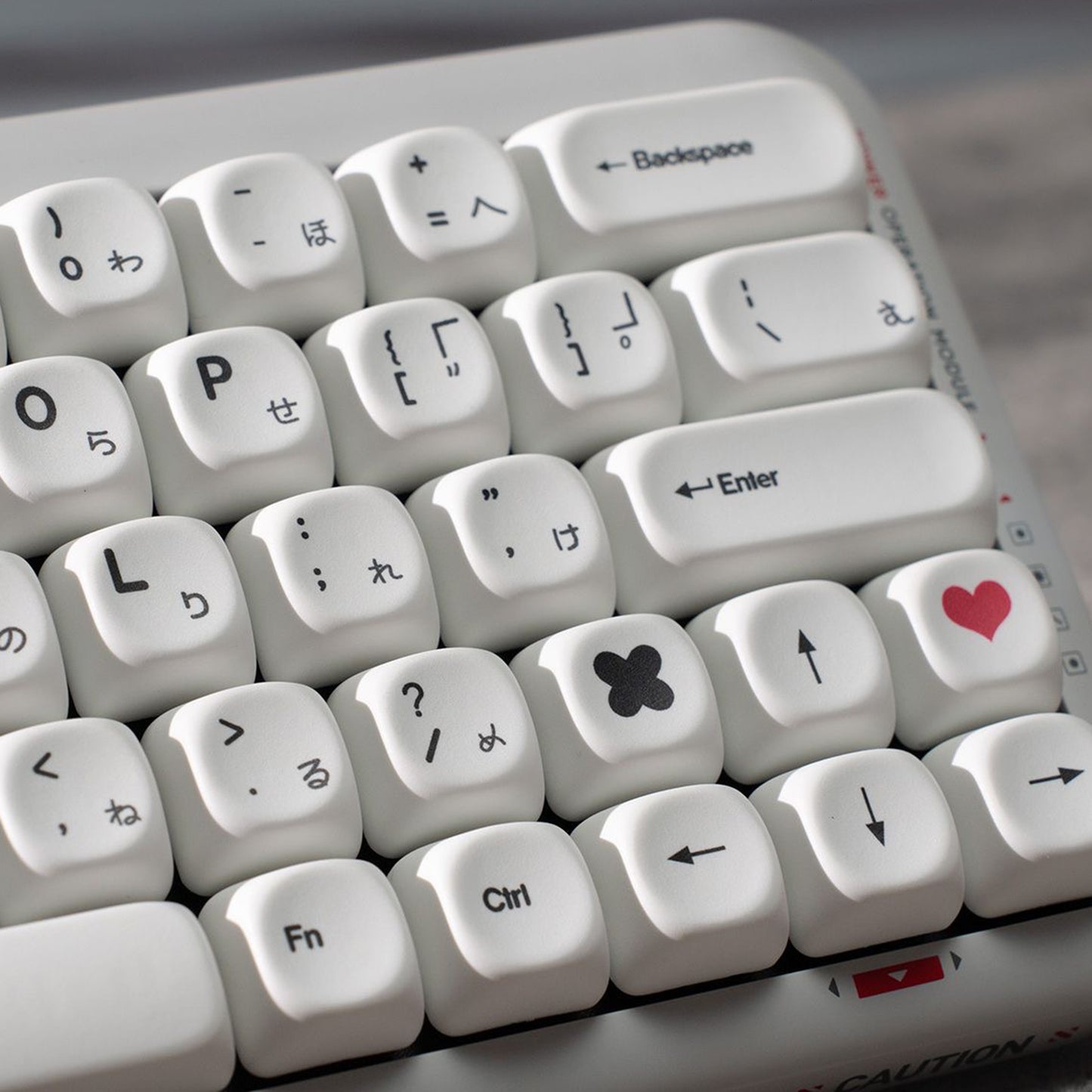 YMDK Minimalist White Keycap 129 keys MOA Profile PBT Dye Sub for MX Mechanical Keyboard 61 68 75 87 98 100 108