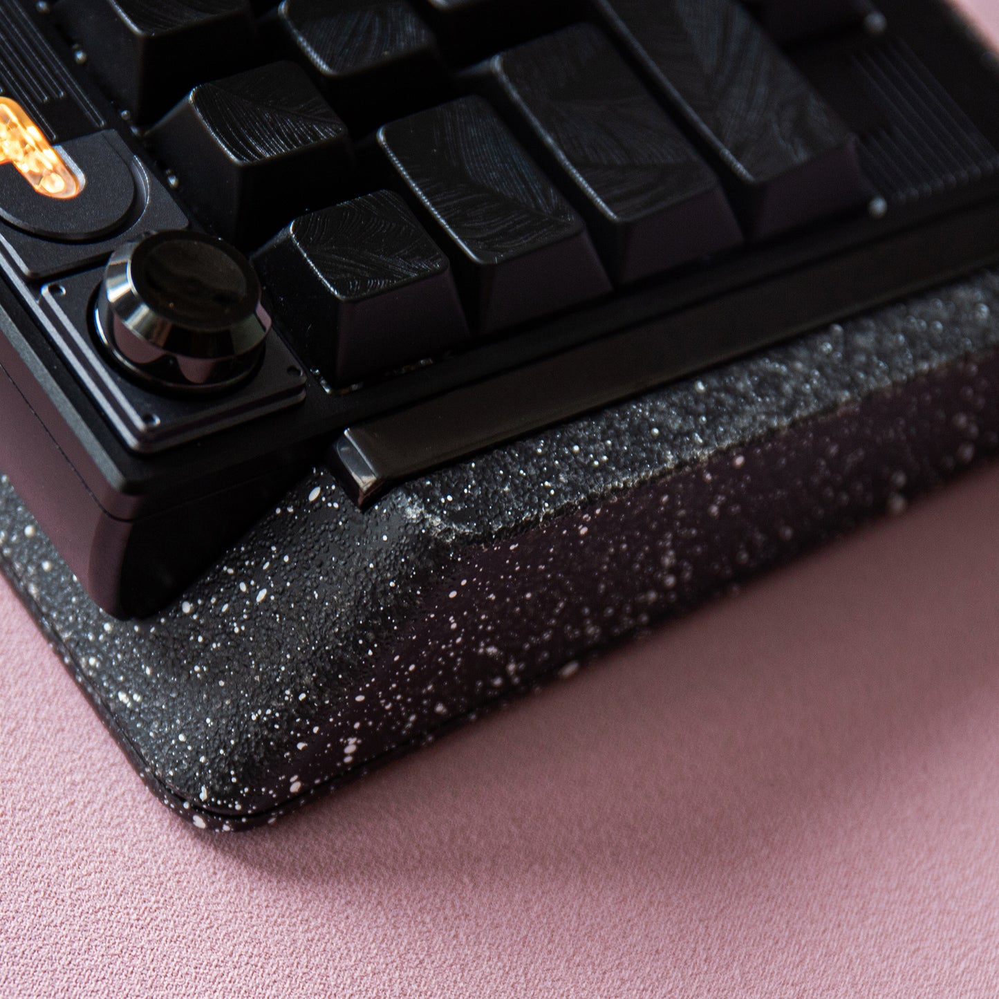 YMDK 129 Keys Sunny Feather Theme Pearlescent Cherry Profile ABS Top Print Keycaps for 61/84/87/104/108 MX Mechanical Keyboards