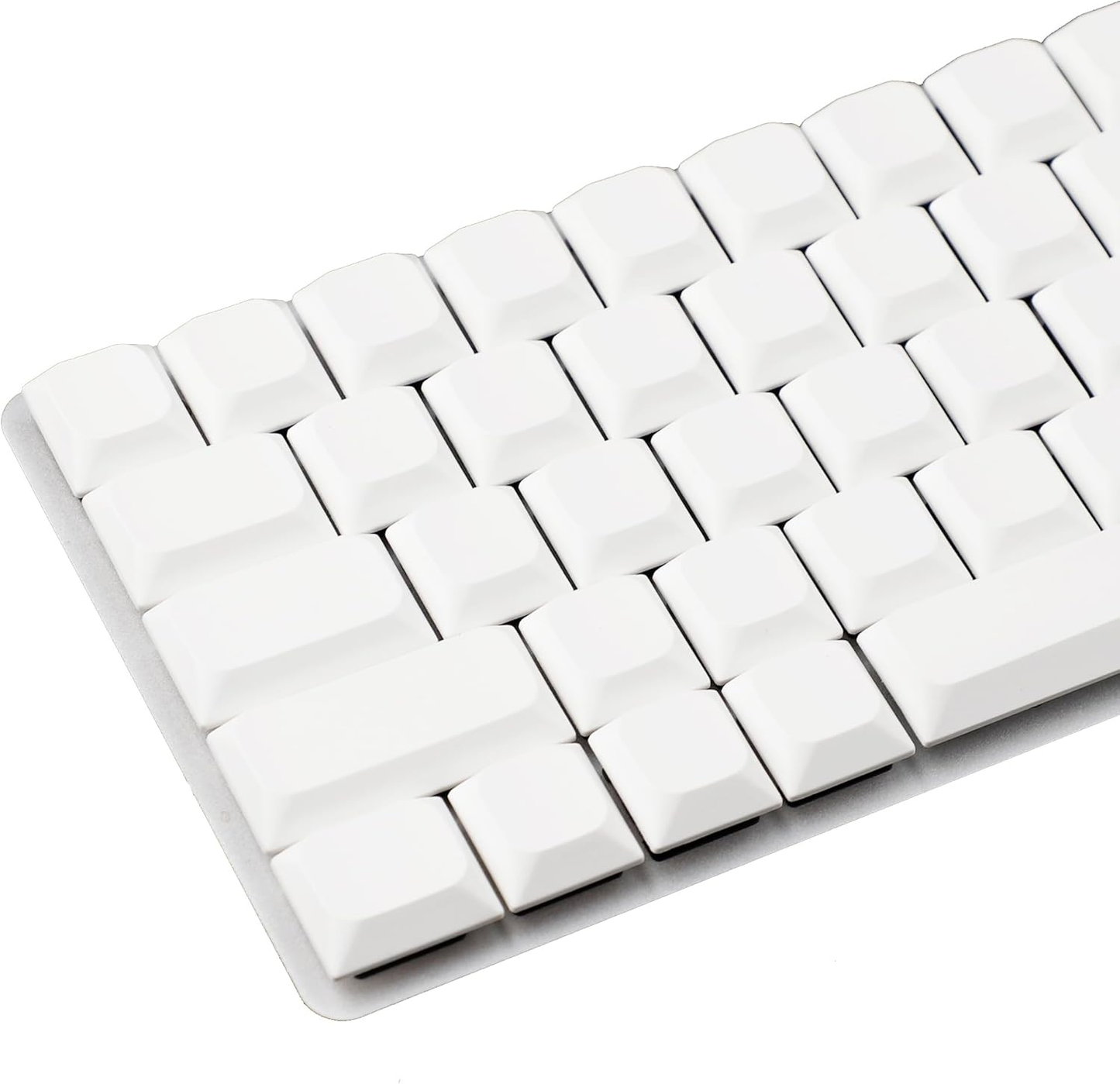 YMDK Ultra-Slim Style Blank Mx Low Profile Dye Sub PBT Keycaps for Mx 61 64 68 75 84 87 96 108 Layout Mechanical Keyboard