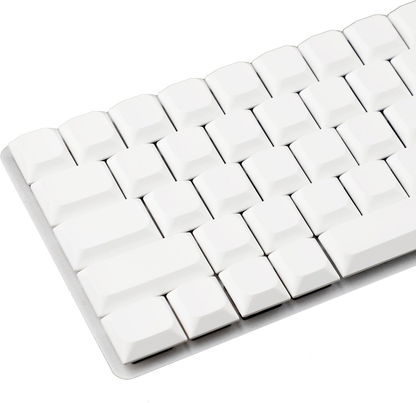 YMDK Ultra-Slim Style Blank Mx Low Profile Dye Sub PBT Keycaps for Mx 61 64 68 75 84 87 96 108 Layout Mechanical Keyboard