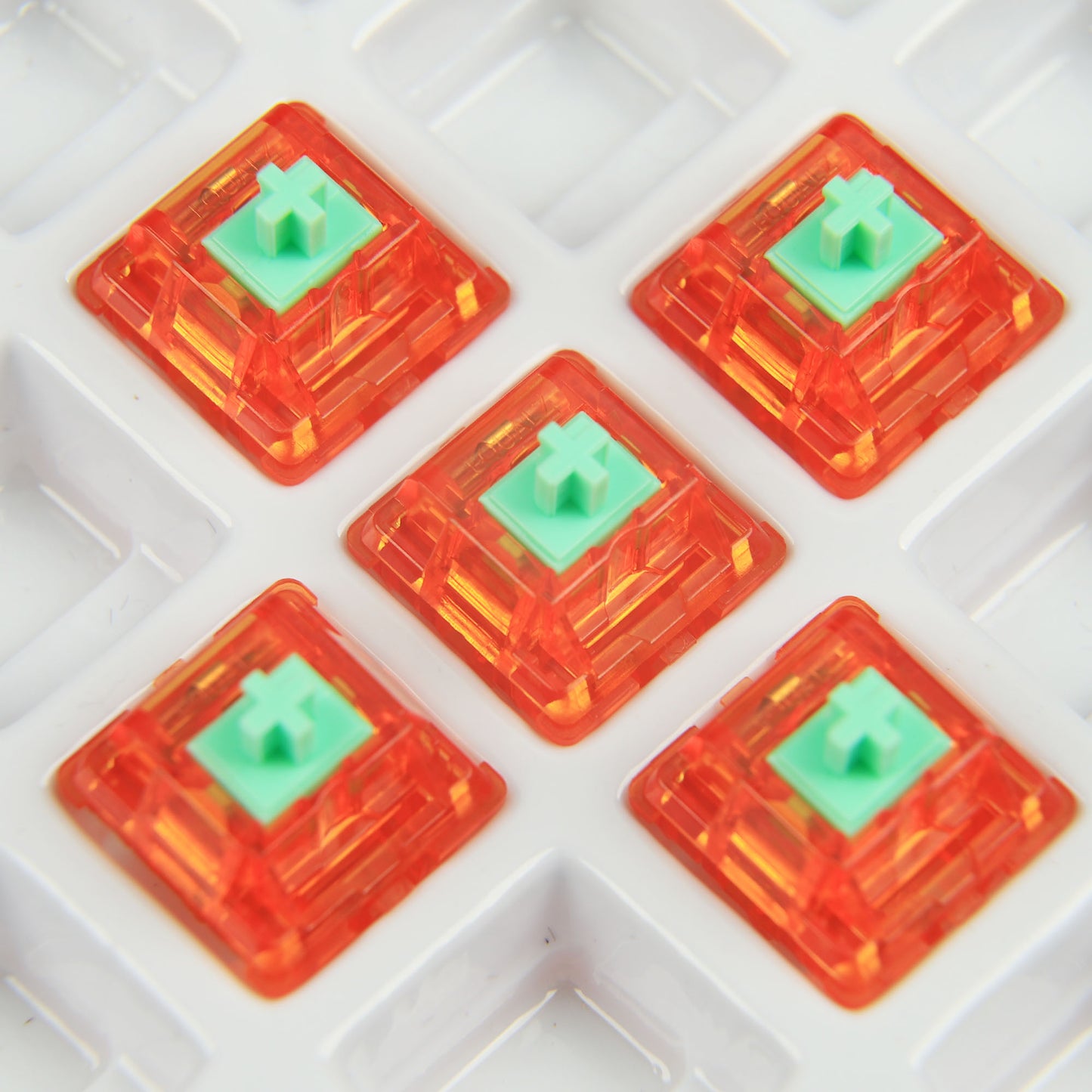 EQUALZ Tangerine(Newest Linear 5 pin POM Switches)