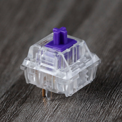 10-Pack Gateron Zealio V2 Purple Switch Tactile 62g 65g 67g 78g 5pin SMD RGB mx Stem Switch for Mechanical Keyboard