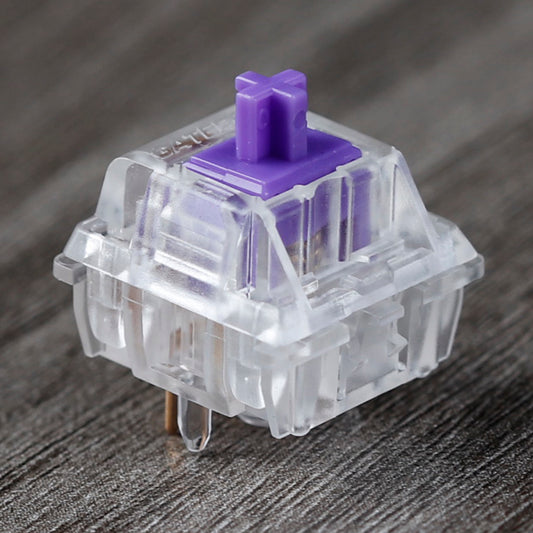 10-Pack Gateron Zealio V2 Purple Switch Tactile 62g 65g 67g 78g 5pin SMD RGB mx Stem Switch for Mechanical Keyboard