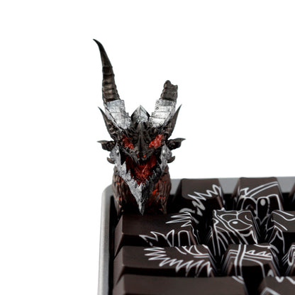 YMDK World of Warcraft Theme Personalized Keycaps Illuminated Keycap Deathwing Lich King Custom Key Caps for MX Mechanical Keyboards