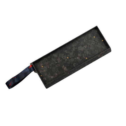 CNC Pure Carbon Fiber Black Unibody Durable Sturdy Case for 60% Wooting60/GH60 Custom Magnetic Keyboards