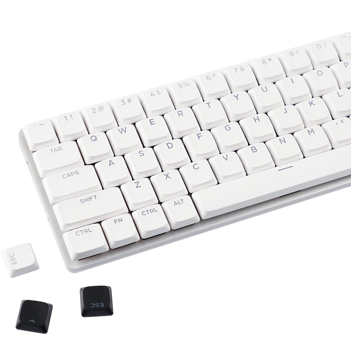 YMDK Ultra-slim Low Profile Keycaps 127 Keys Dye-Sub JWA Profile Backlit Shine Through Keycap for nuphy keychron 61/68/87/98/104/108 MX Ultra-Slim Keyboard