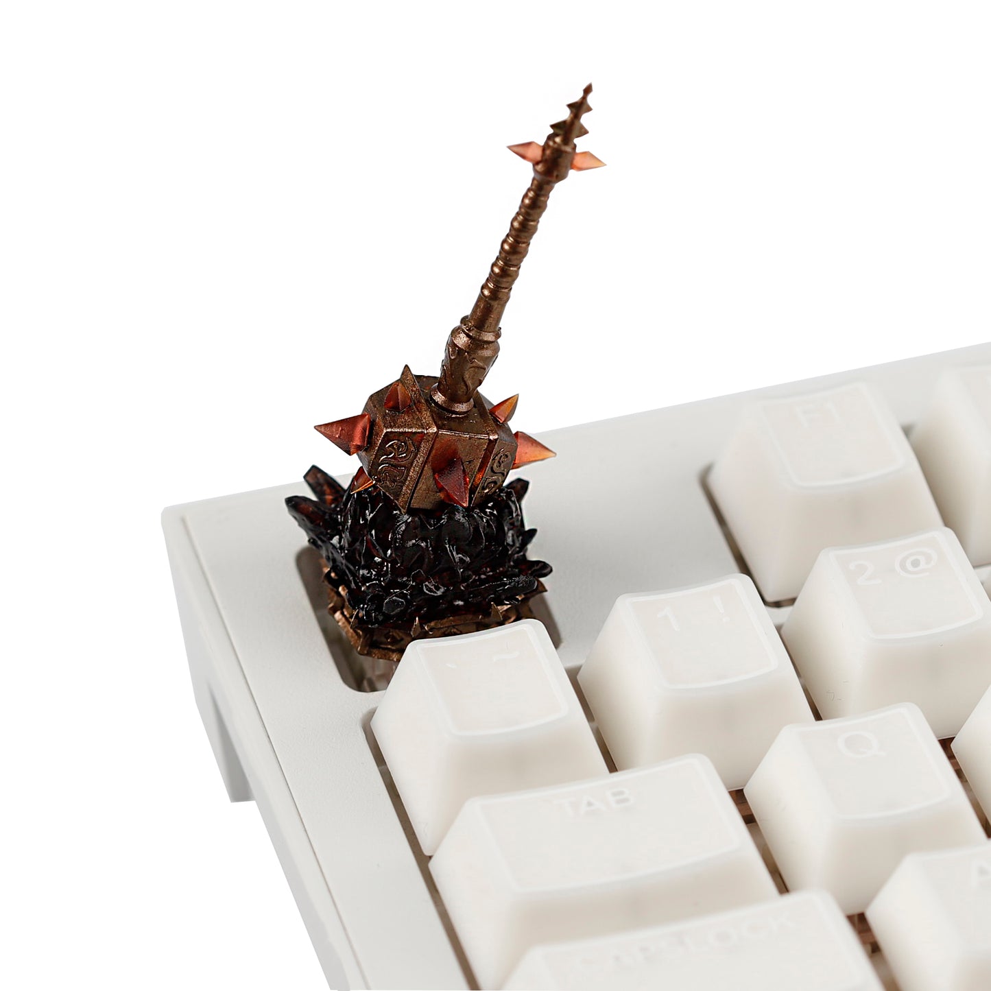 YMDK World of Warcraft Theme Personalized Keycaps With Magnetic Warblade And Egg Knife Designs Custom Key Caps for MX Mechanical Keyboards