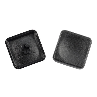YMDK Square Round 1u Low Profile Blank Black White Keycaps PBT Material DIY for Kailh Choc 1350/1353 Switch Mechanical Keyboard