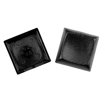 YMDK Square Round 1u Low Profile Blank Black White Keycaps PBT Material DIY for Kailh Choc 1350/1353 Switch Mechanical Keyboard