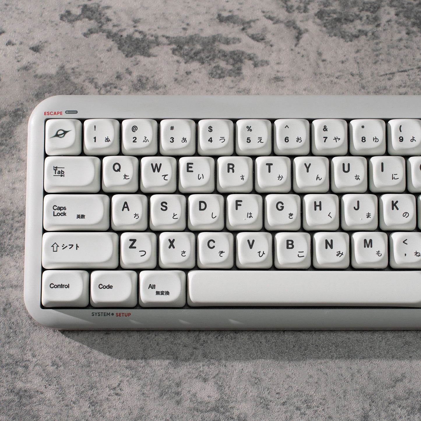 YMDK Minimalist White Keycap 129 keys MOA Profile PBT Dye Sub for MX Mechanical Keyboard 61 68 75 87 98 100 108