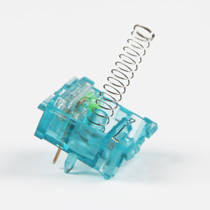 Kailh Summer Solstice Switches(Newest Transparent 50g Tactile Clicky/Upgraded Spring)