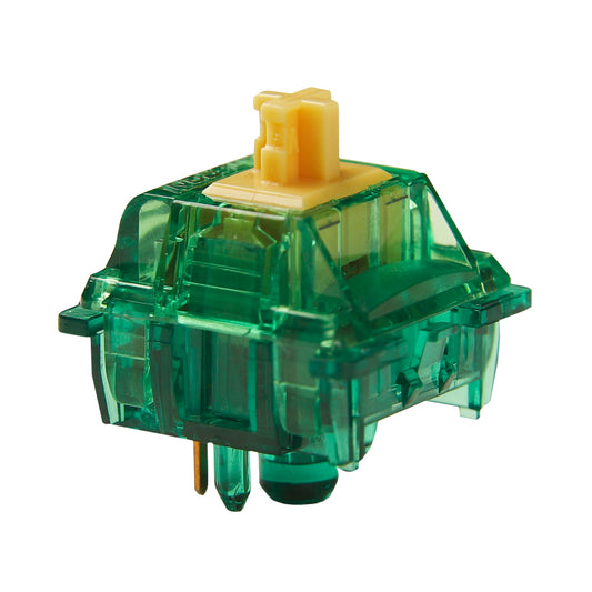 Gateron Beer Switch Green DIY Mechanical Keyboard Switches(Factory Pre Lubed Tactile 5 Pin SMD RGB )