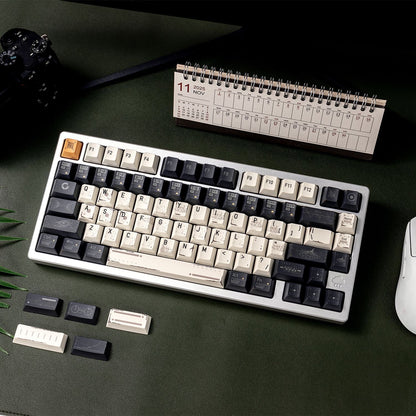 YMDK Future Theme Keycaps 142 Keys PBT Dye Sub Cherry Profile Cool Keycap for 61/64/68/84/87/96/108 MX Mechanical Keyboard