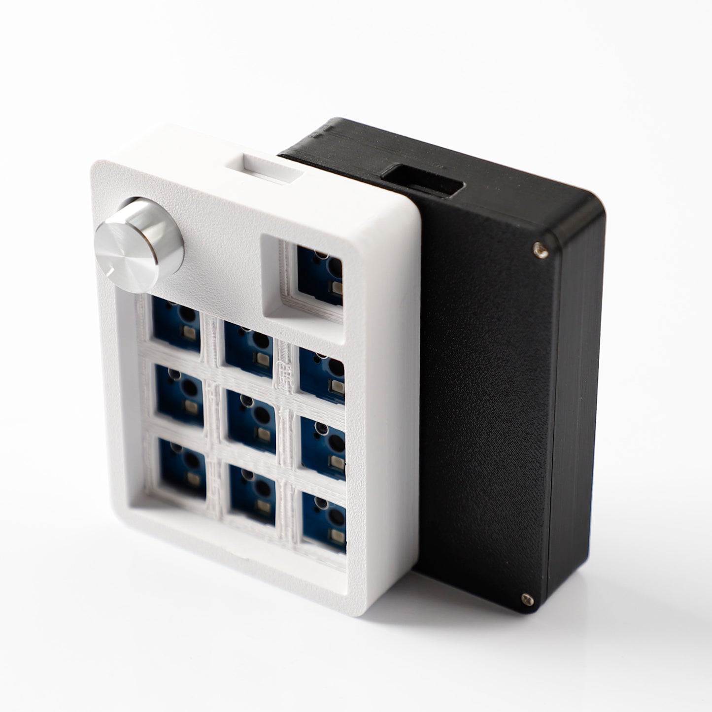 CV11 11-Key Mini Mechanical Keyboard – Wired, Hot-Swap, RGB Knob & PLA 3D Printed Case, Supports VIAL Macro for Gaming & Office
